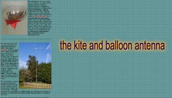The Kite and Balloon Antenna