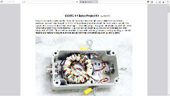 4:1 Current Balun using Ferrite rods