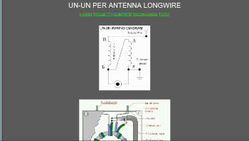 Balun Un-Un per antenna Longwire