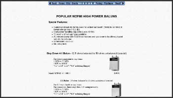 Popular high power baluns