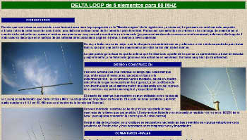 Delta loop de 5 elementos para 50 MHZ