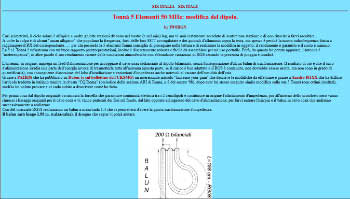 Tonna 5 Elementi 50 MHz: modifica del dipolo