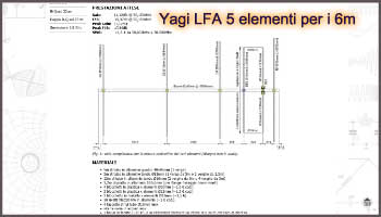 Yagi LFA 5 el. per i 6m 50,000-50,150 MHz