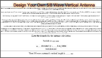 5/8 wave antennas vertical