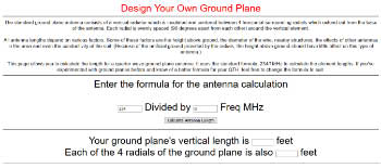 Calculator Ground Plane