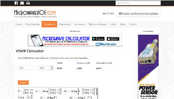 VSWR Calculator