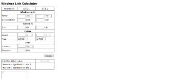 wireless link calculator