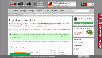 Multi cb impedance calculator