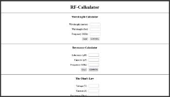 RF-Calkulator