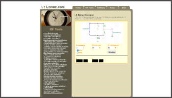 RF Tools calculator