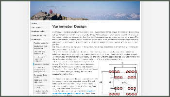 Variable inductances variometer