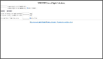 VHF-UHF Line of Sight Calculator