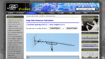 Yagi Uda Antenna Calculator