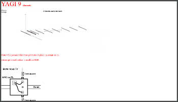 Antenna yagi 9 elment for 144 MHz