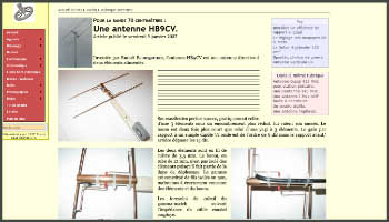 Antenne HB9CV 2m 144 MHz