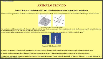 Fixed antennas for low-orbit satellites