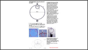 Vhf magnetic loop