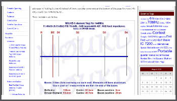 144MHz 2m Portable Yagi VHF Beam Antenna