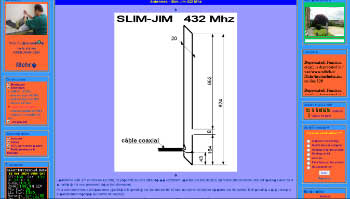 Antennes Slim Jim 432 Mhz