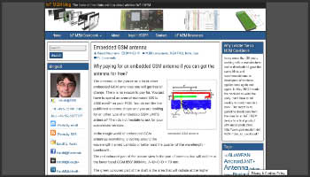 Embedded GSM antenna