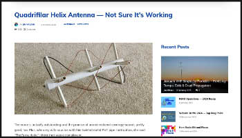 Helix antenna for 2 meter satellite