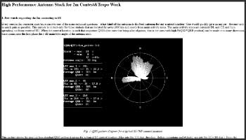 High Performance Antenna Stack for 2m