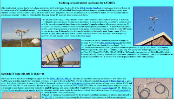 Lindenblad Antenna for 137MHz