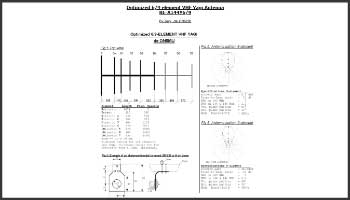 Optimized 6/9 element VHF Yagi Antenna