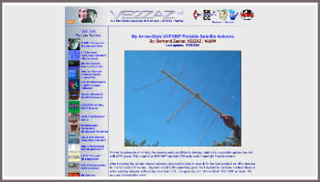 VHF/UHF Portable Satellite Antenna