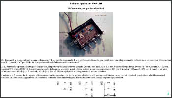 Antenna splitter per VHF-UHF per quattro ricevitori