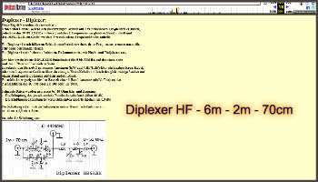 Diplexer HF - 6m - 2m - 70cm