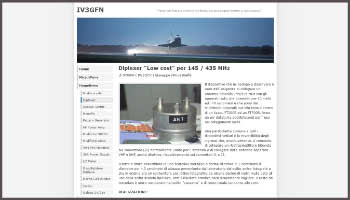 Diplexer Low cost per 145 - 435 MHz