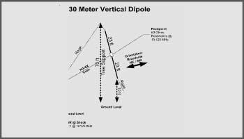 30 Meter Vertical Dipole