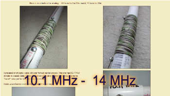 Small HF Antennas for 30m / 10.1 MHz and 20m / 14 MHz