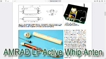 AMRAD LF Active Whip Antenna