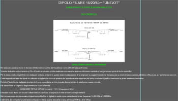 Dipolo filare 15/20/40m