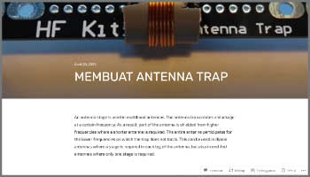 Dual band antenna 40-80m