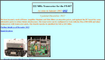 222 MHz Transverter for the FT-817