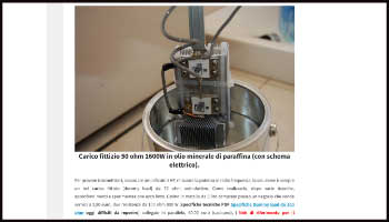 Carico fittizio 50 ohm 1600W