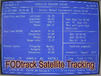 FODtrack Satellite Tracking Interface