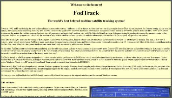 FODtrack Satellite Tracking Interface