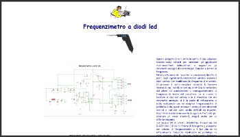 Frequenzimetro a diodi led