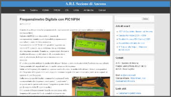 Frequenzimetro digitale con PIC16F84