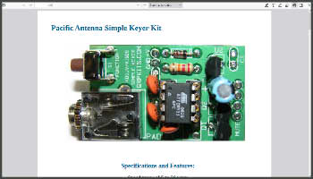 Simple electronic keyer