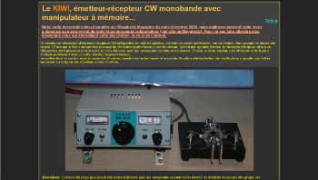 The KIWI single-band CW transceiver 40m