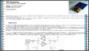 TRX Sequencer rice-trasmissione