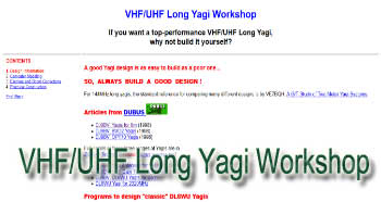 VHF/UHF Long Yagi Workshop