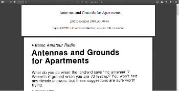 Antennas and Grounds for apartments