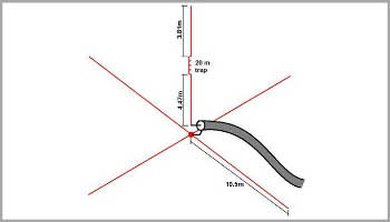 20m & 40m trapped vertical antenna