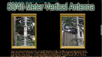 80/40 Meter Vertical Antenna